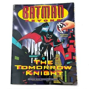 Vintage 2000 DC Comics Batman Beyond The Tomorrow Knight Sticker Book Superhero